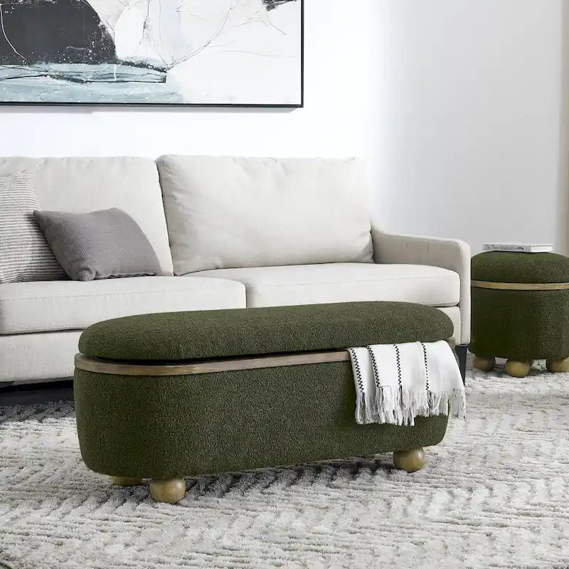Banc ottoman de rangement, banc ottoman rembourré de bout de lit avec rangement et assise, grand banc de rangement pour couvertures et repose-pieds