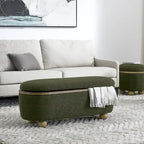 Banc ottoman de rangement, banc ottoman rembourré de bout de lit avec rangement et assise, grand banc de rangement pour couvertures et repose-pieds