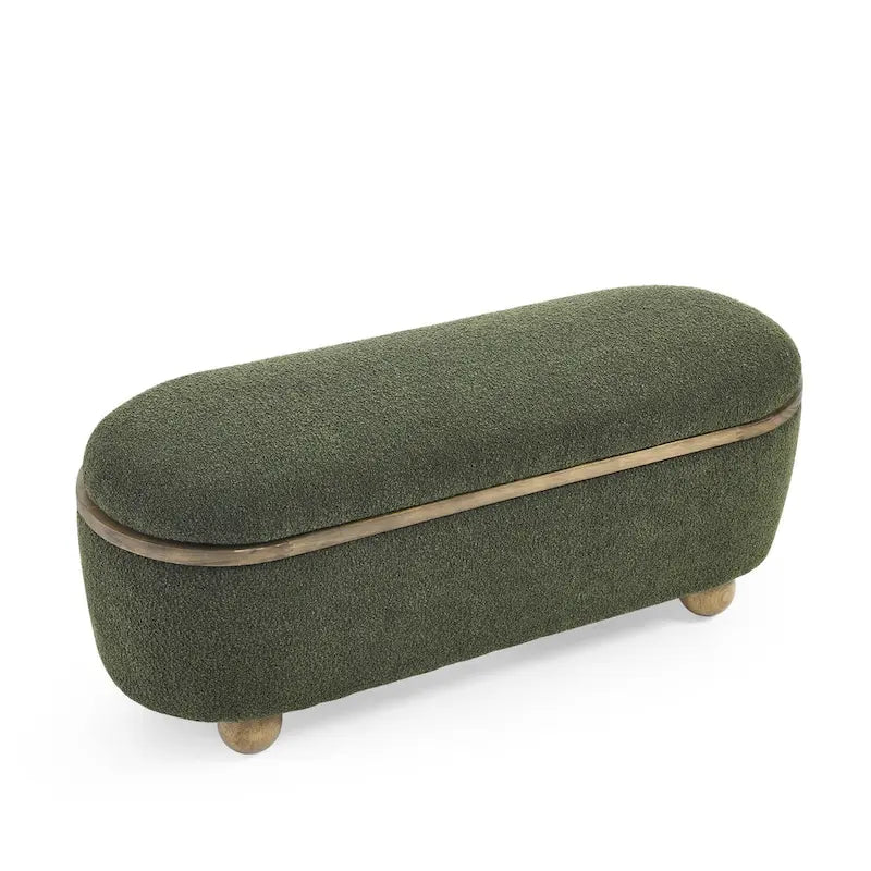 Banc ottoman de rangement, banc ottoman rembourré de bout de lit avec rangement et assise, grand banc de rangement pour couvertures et repose-pieds