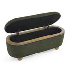 Banc ottoman de rangement, banc ottoman rembourré de bout de lit avec rangement et assise, grand banc de rangement pour couvertures et repose-pieds