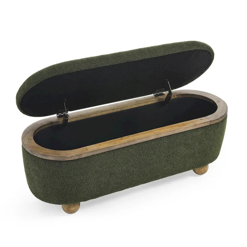 Banc ottoman de rangement, banc ottoman rembourré de bout de lit avec rangement et assise, grand banc de rangement pour couvertures et repose-pieds