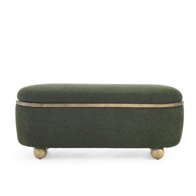 Banc ottoman de rangement, banc ottoman rembourré de bout de lit avec rangement et assise, grand banc de rangement pour couvertures et repose-pieds
