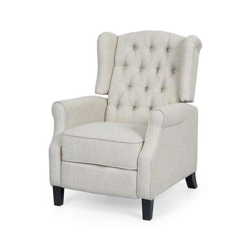 Fauteuil inclinable à dossier inclinable avec oreilles, fauteuil inclinable moderne et confortable