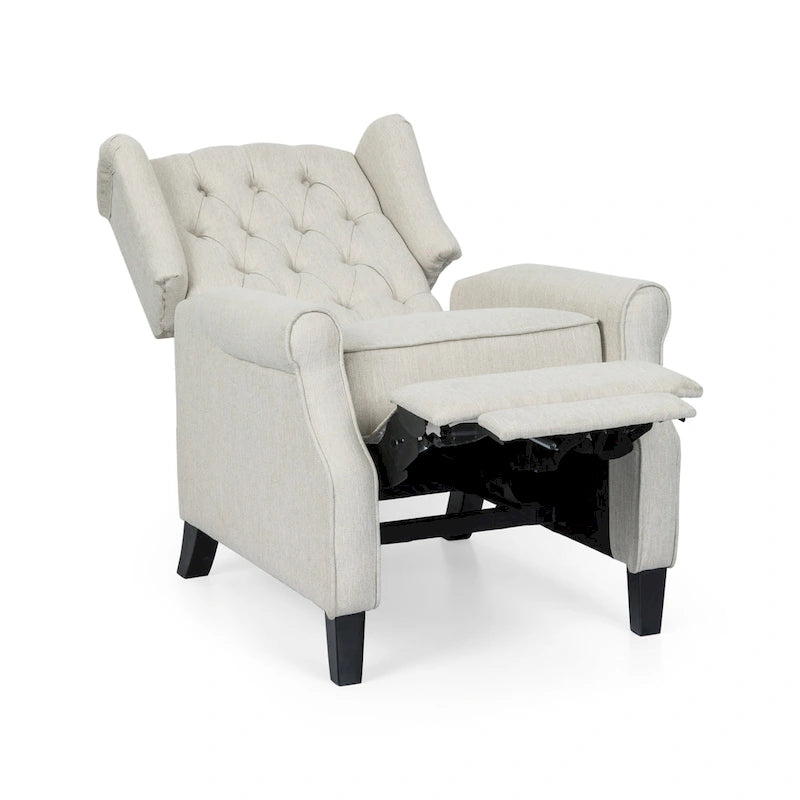 Fauteuil inclinable à dossier inclinable avec oreilles, fauteuil inclinable moderne et confortable