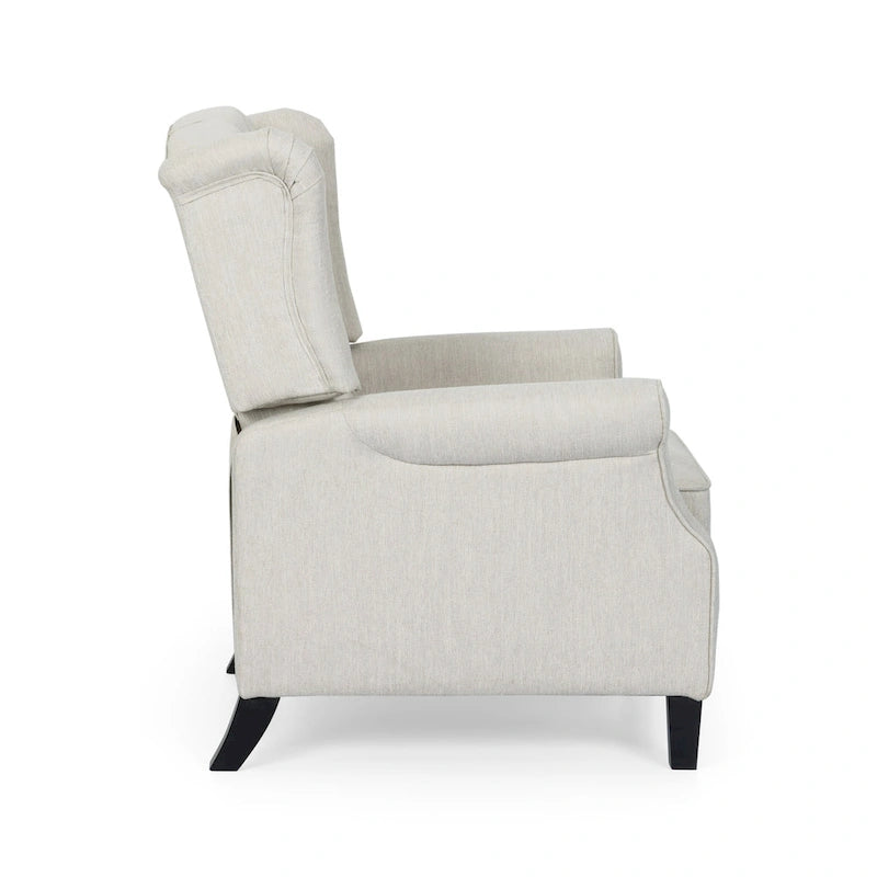 Fauteuil inclinable à dossier inclinable avec oreilles, fauteuil inclinable moderne et confortable