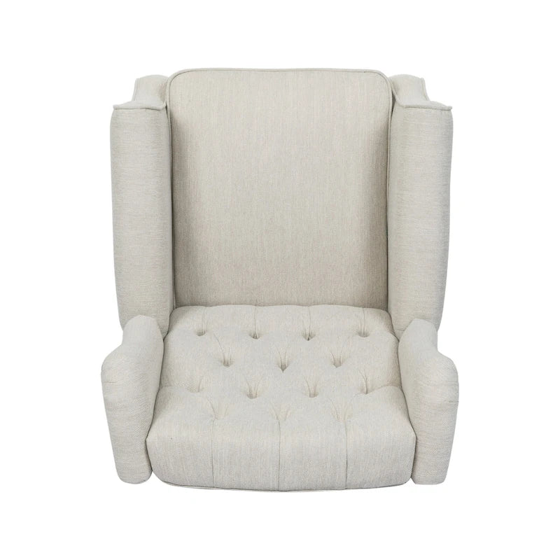 Fauteuil inclinable à dossier inclinable avec oreilles, fauteuil inclinable moderne et confortable