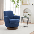 Fauteuil pivotant rembourré de 29,3 pouces avec base en acier inoxydable