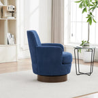 Fauteuil pivotant rembourré de 29,3 pouces avec base en acier inoxydable