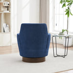 Fauteuil pivotant rembourré de 29,3 pouces avec base en acier inoxydable