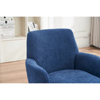 Fauteuil pivotant rembourré de 29,3 pouces avec base en acier inoxydable