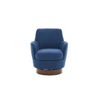 Fauteuil pivotant rembourré de 29,3 pouces avec base en acier inoxydable