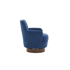 Fauteuil pivotant rembourré de 29,3 pouces avec base en acier inoxydable