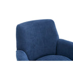 Fauteuil pivotant rembourré de 29,3 pouces avec base en acier inoxydable