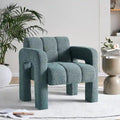 Fauteuil d'appoint moderne vert 31,1 cm avec mousse haute densité
