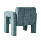 Fauteuil d'appoint moderne vert 31,1 cm avec mousse haute densité