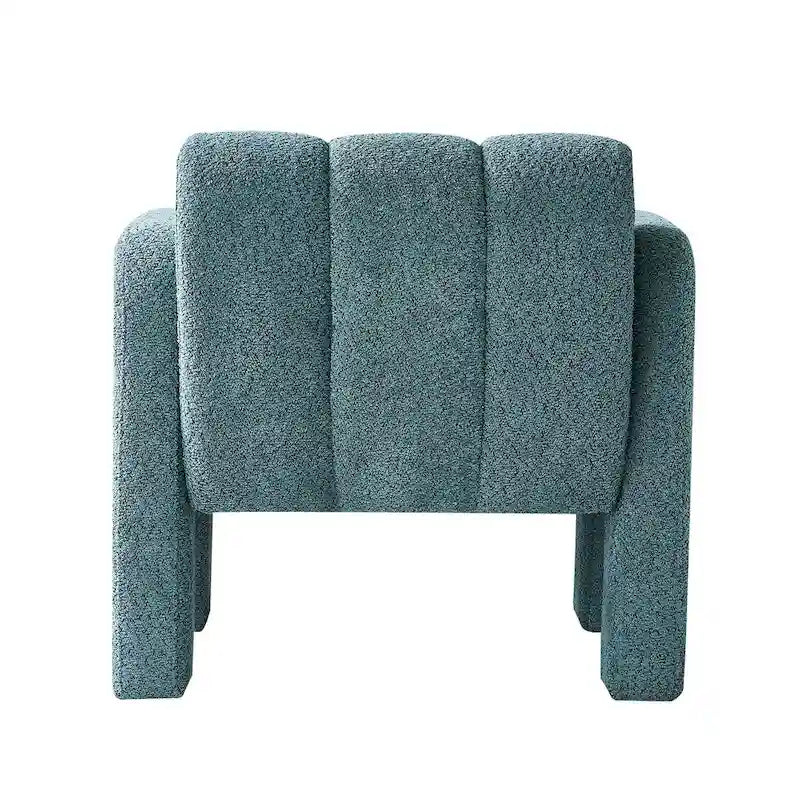 Fauteuil d'appoint moderne vert 31,1 cm avec mousse haute densité
