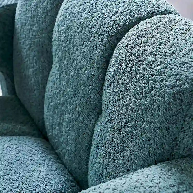 Fauteuil d'appoint moderne vert 31,1 cm avec mousse haute densité
