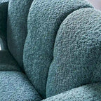 Fauteuil d'appoint moderne vert 31,1 cm avec mousse haute densité