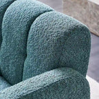 Fauteuil d'appoint moderne vert 31,1 cm avec mousse haute densité