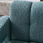 Fauteuil d'appoint moderne vert 31,1 cm avec mousse haute densité