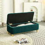Pouf de rangement 47,24 po