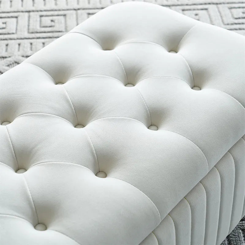 Pouf de rangement 47,24 po