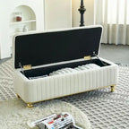 Pouf de rangement 47,24 po