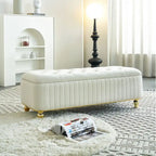 Pouf de rangement 47,24 po