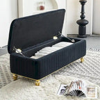 Pouf de rangement 47,24 po