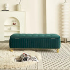 Pouf de rangement 47,24 po