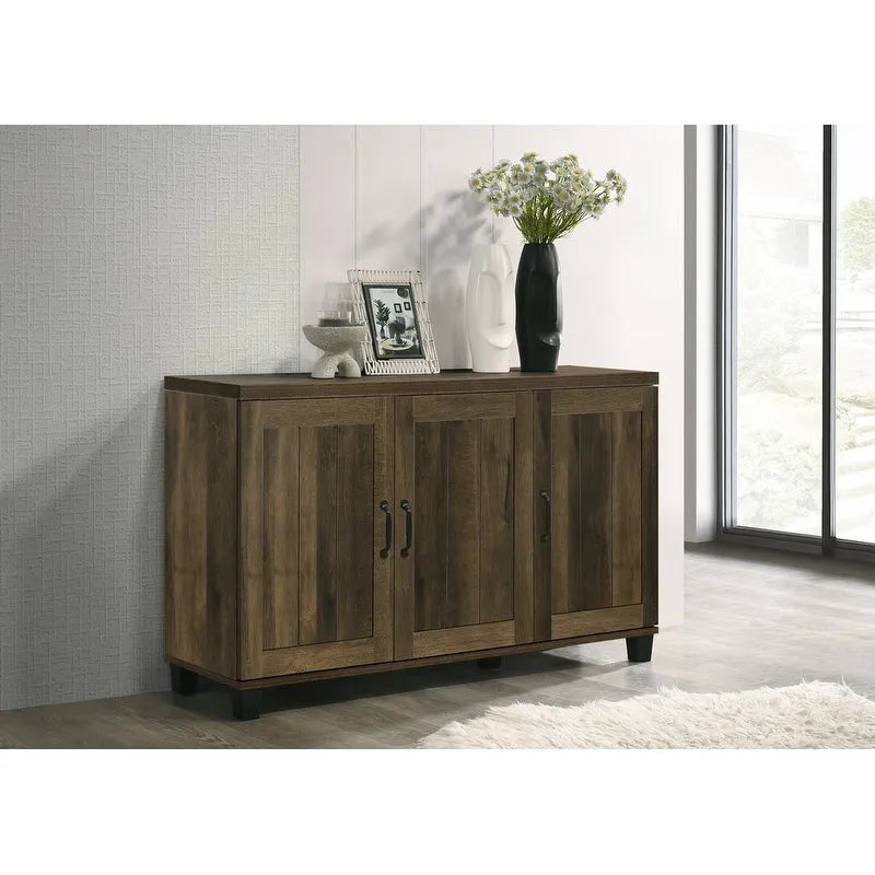 Meuble à chaussures moderne de style 45W à 3 portes, avec 6 étagères réglables
