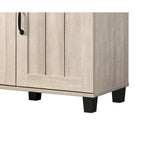 Meuble à chaussures moderne de style 45W à 3 portes, avec 6 étagères réglables