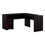Bureau en L Cabot 60W avec étagère et tiroirs par Bush Furniture