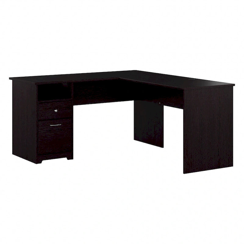 Bureau en L Cabot 60W avec étagère et tiroirs par Bush Furniture