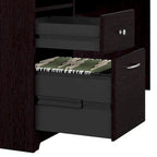 Bureau en L Cabot 60W avec étagère et tiroirs par Bush Furniture