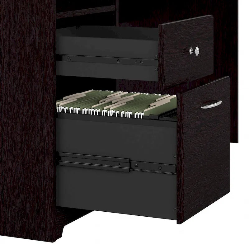 Bureau en L Cabot 60W avec étagère et tiroirs par Bush Furniture