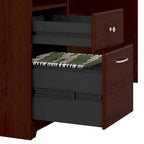 Bureau en L Cabot 60W avec étagère et tiroirs par Bush Furniture