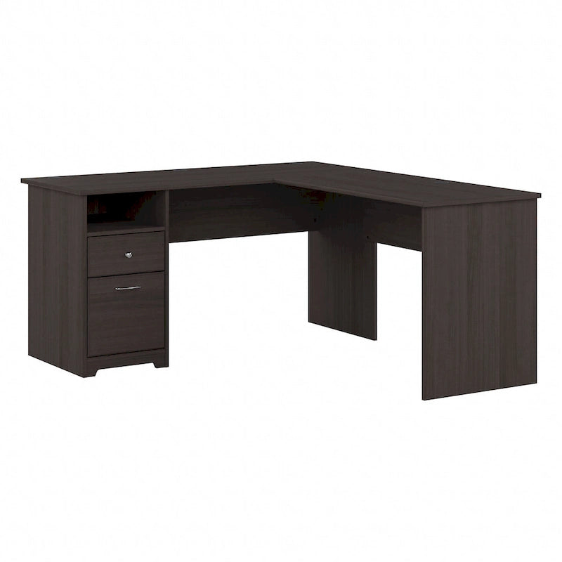 Bureau en L Cabot 60W avec étagère et tiroirs par Bush Furniture