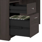 Bureau en L Cabot 60W avec étagère et tiroirs par Bush Furniture