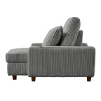 Chaise longue rembourrée avec dossier réglable