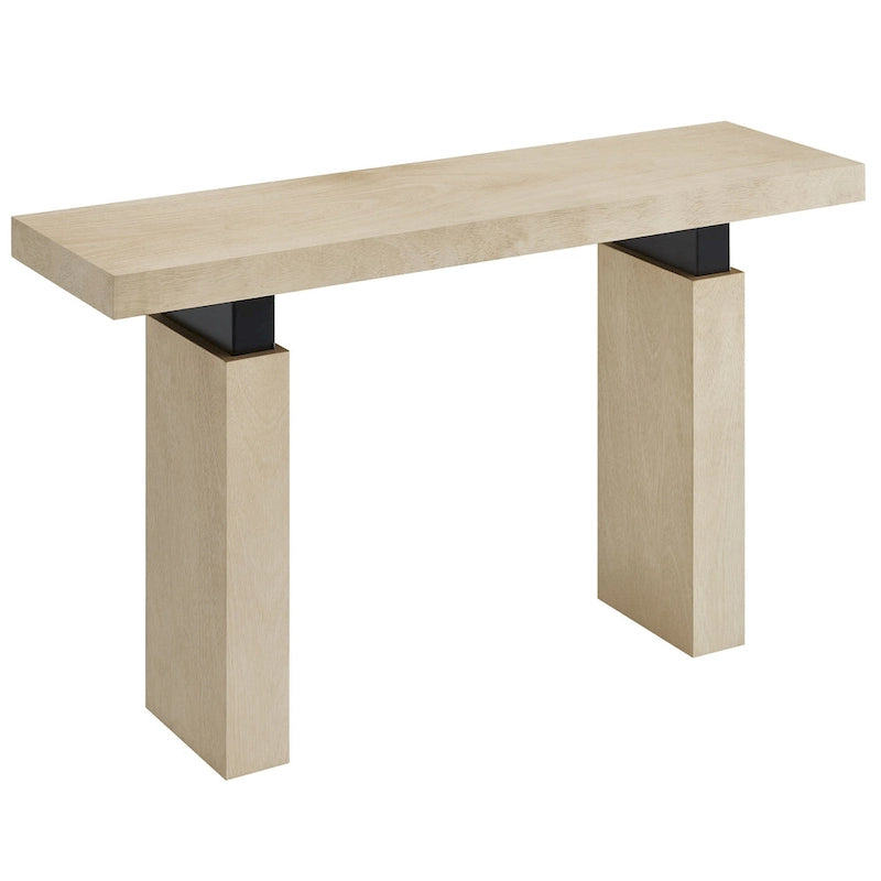 Table console rectangulaire en bois Piston 52
