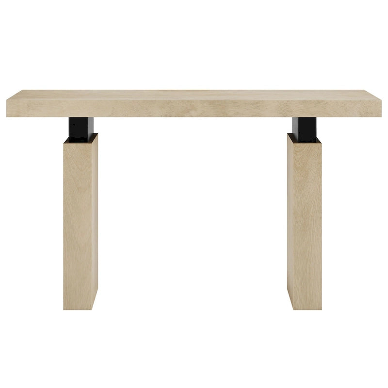 Table console rectangulaire en bois Piston 52