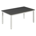 Ensembles de salle à manger rustiques 7 pièces (table et chaises) - Ensembles simples avec pieds profilés pour espaces ouverts