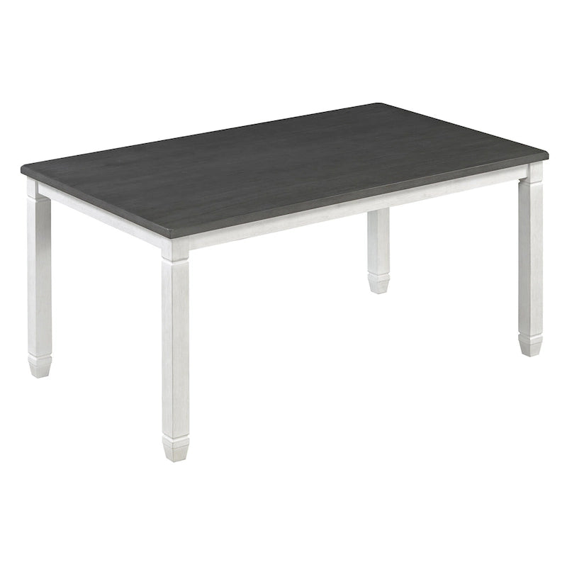 Ensembles de salle à manger rustiques 7 pièces (table et chaises) - Ensembles simples avec pieds profilés pour espaces ouverts