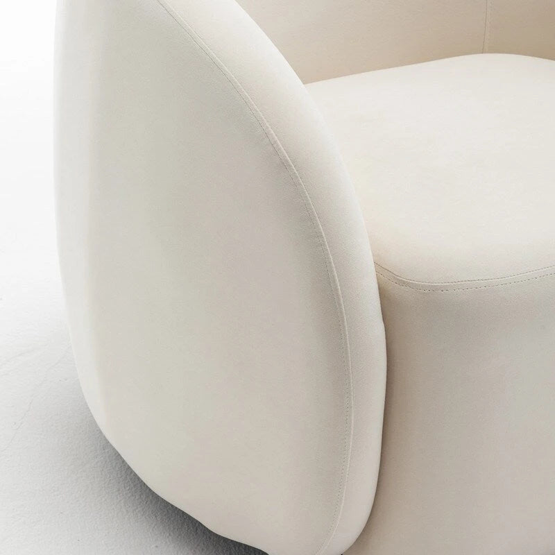 SEYNAR Fauteuil pivotant à 360° en velours moderne et glamour (lot de 2)