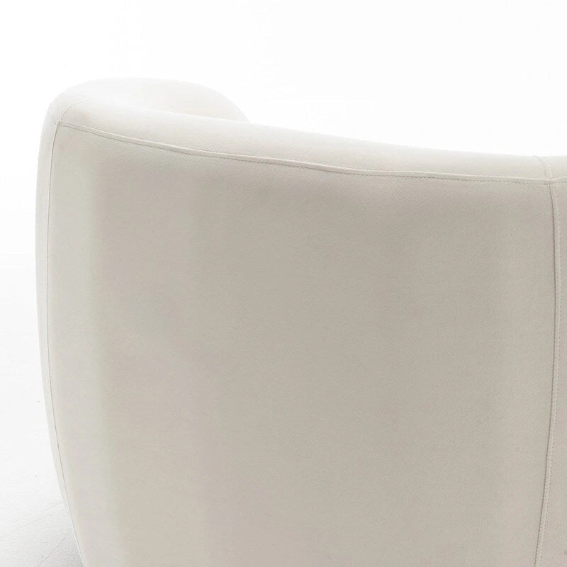 SEYNAR Fauteuil pivotant à 360° en velours moderne et glamour (lot de 2)