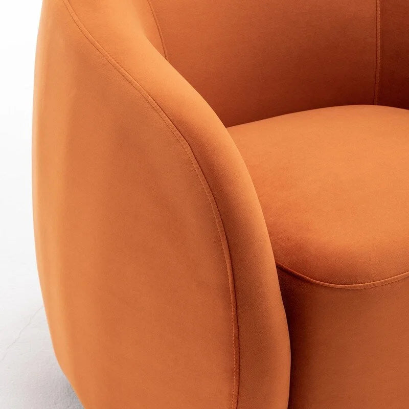 SEYNAR Fauteuil pivotant à 360° en velours moderne et glamour (lot de 2)