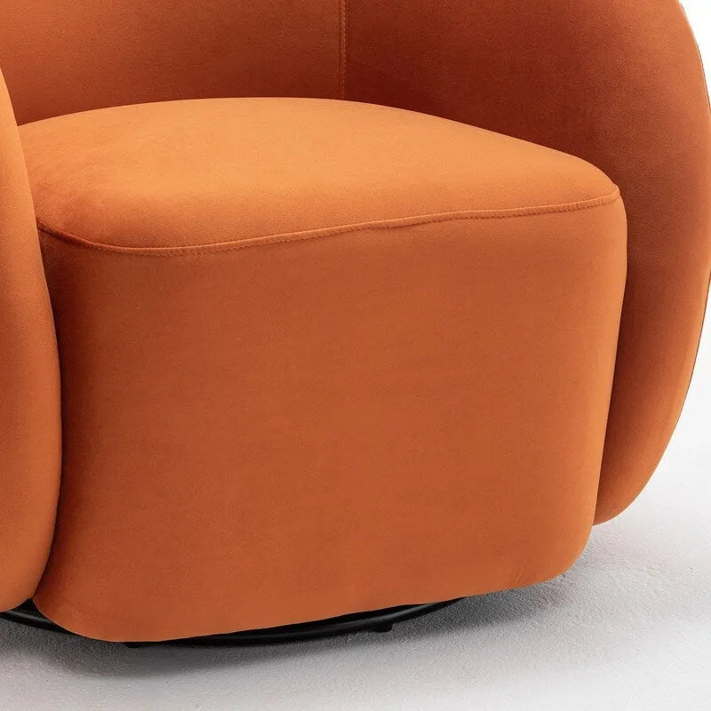 SEYNAR Fauteuil pivotant à 360° en velours moderne et glamour (lot de 2)