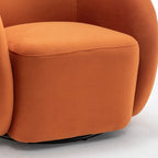 SEYNAR Fauteuil pivotant à 360° en velours moderne et glamour (lot de 2)