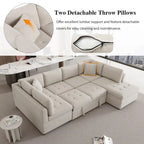 Canapé d'angle inclinable électrique, canapé sectionnel avec porte-gobelets, ports USB et prise électrique pour salon